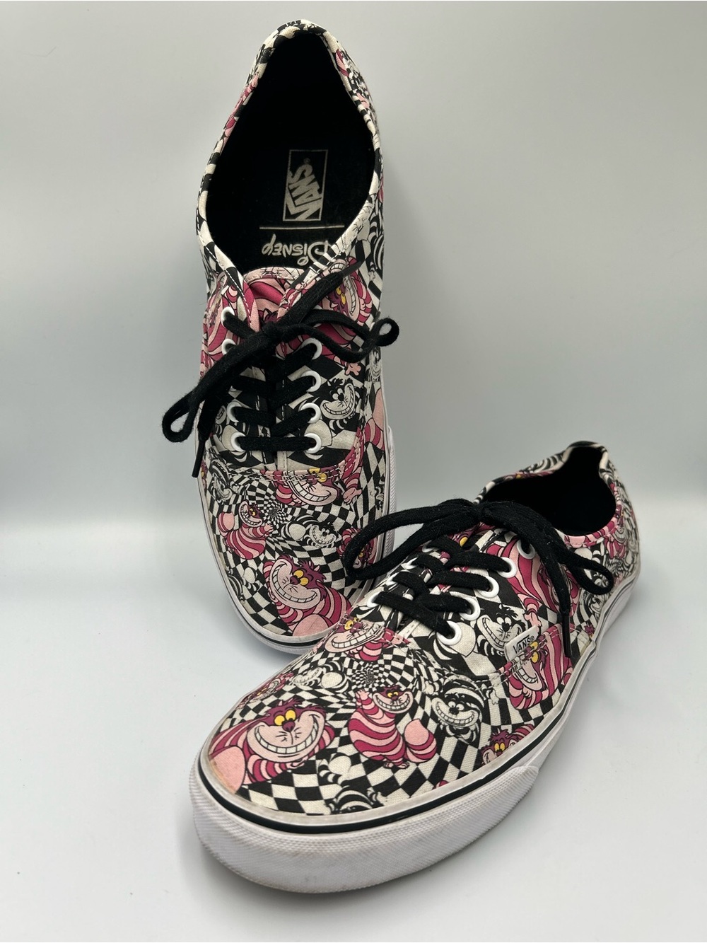 Van’s Cheshire Cat Print Canvas Sneakers - Casual Shoes Disney Discontinued Men - Picture 5 of 7